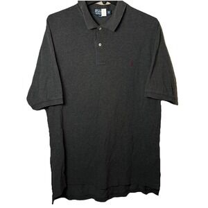 Polo by Ralph Lauren Polo Shirt Mens 2XLT Gray Cotton Tall Golf Casual Preppy